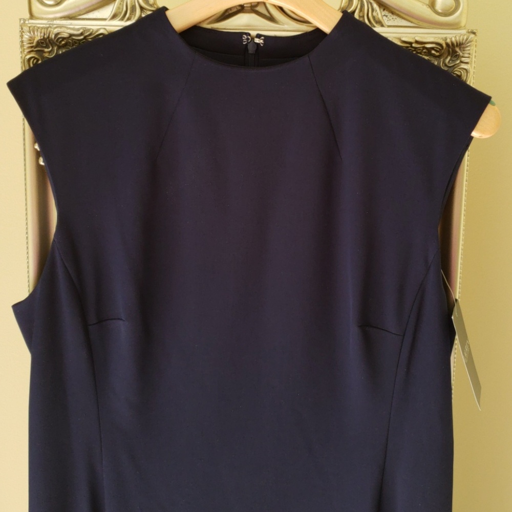 Ralph Lauren Navy Dress-New with Tags